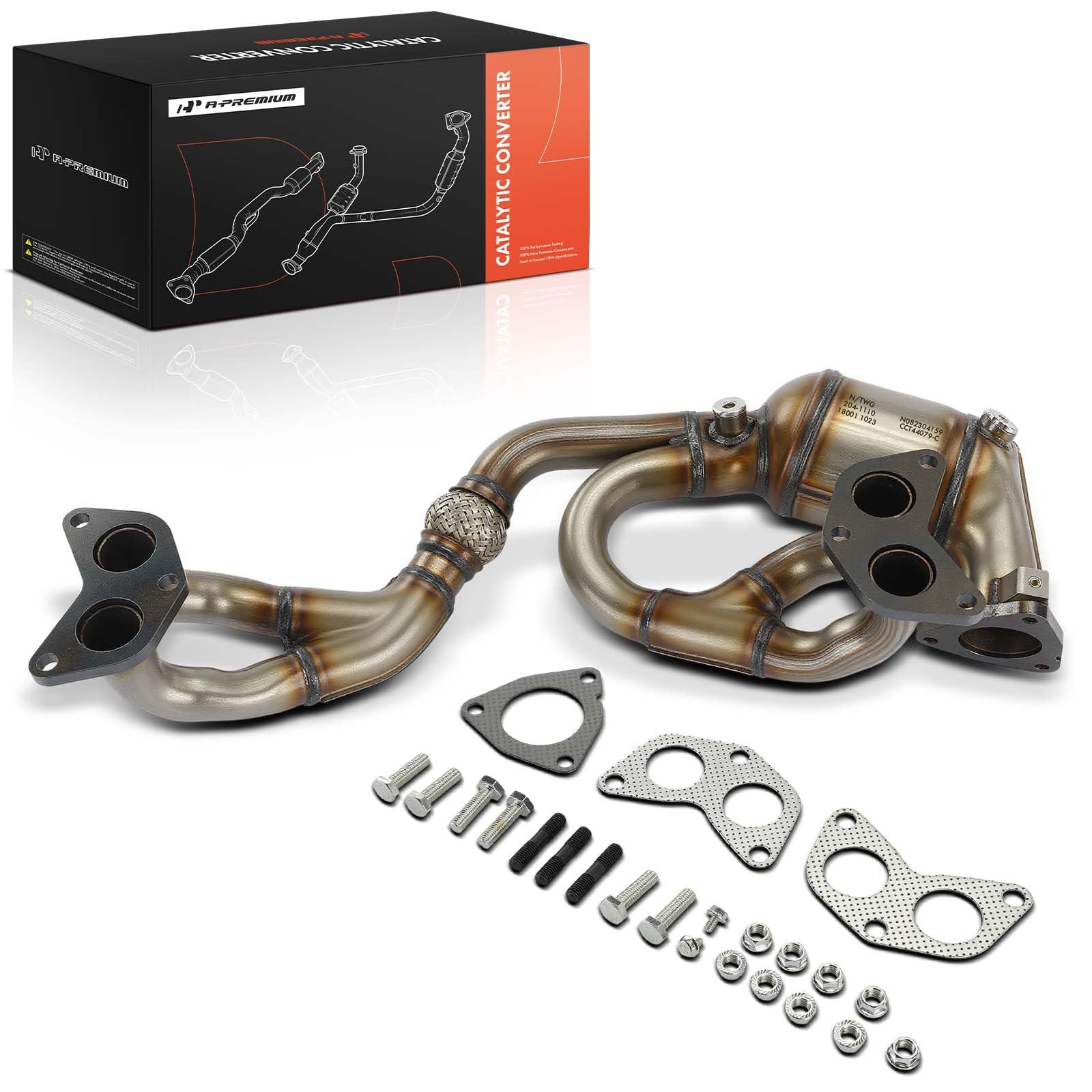 Amazon.com: A-Premium Front Catalytic Converter Kit Direct-Fit